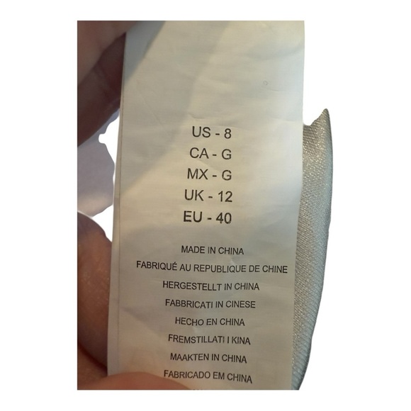 Maxine of Hollywood LEAF A PEEL Bandeau Blouson Tie Waist Tankini Swim Top NEW - Picture 8 of 16